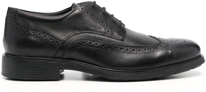 Geox Dublin lace-up brogue shoes Black