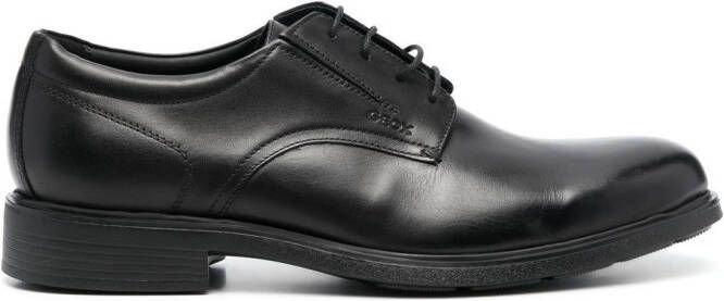 Geox Dublin leather Derby shoes Black