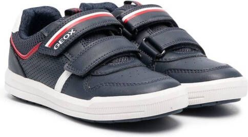 Geox Kids Arzach touch-strap trainers Blue