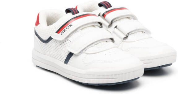 Geox Kids Arzach touch-strap trainers White