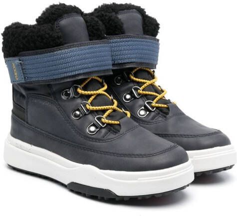 Geox Kids Bunshee fleece-lined boots Blue