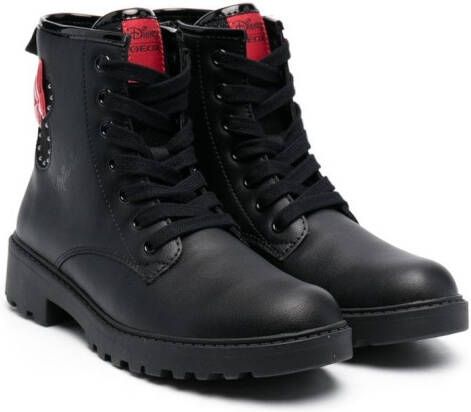 Geox Kids Casey combat boots Black