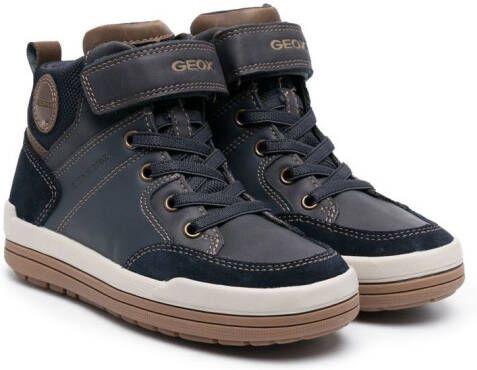 Geox Kids Charz touch-strap boots Blue