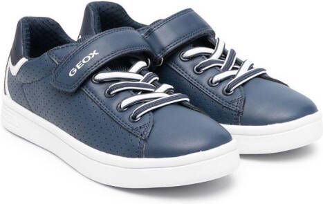 Geox Kids DJRock touch-strap sneakers Blue