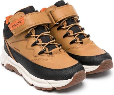 Geox Kids Flexyper ankle boots Brown