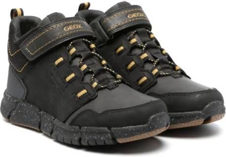 Geox Kids Flexyper touch-strap ankle boots Black