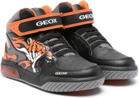 Geox Kids Inek lace-up ankle boots Black