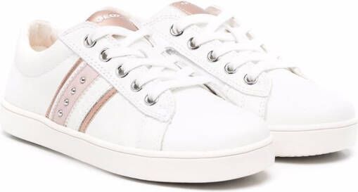 Geox Kids Kathe low-top trainers White