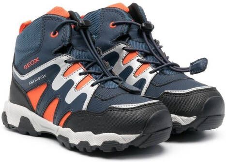 Geox Kids Magnetar ABX colour-block boots Blue