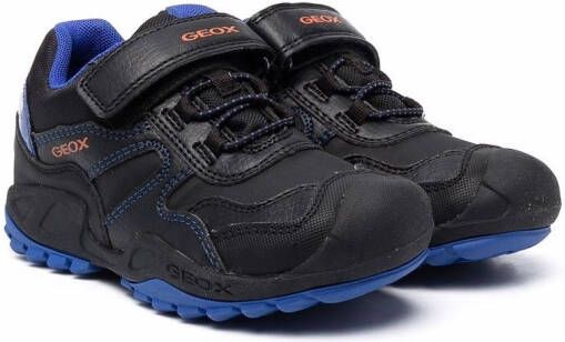 Geox Kids Savage two-tone sneakers Black