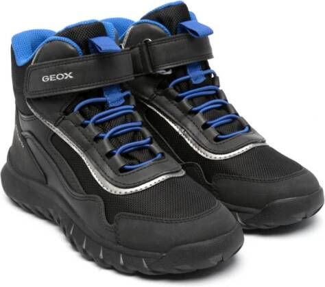 Geox Kids Simbyos Abx touch-strap boots Black