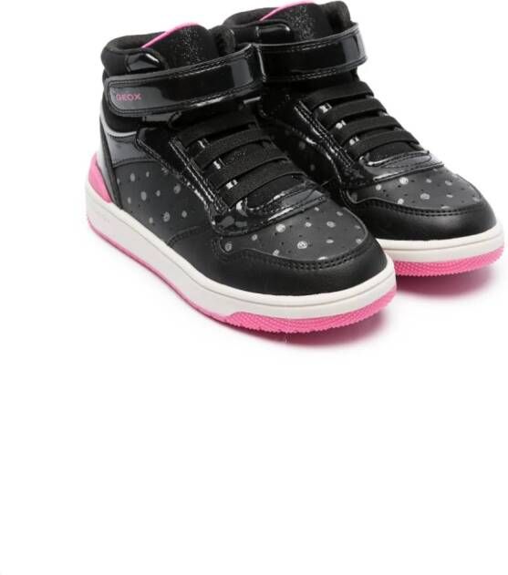 Geox Kids Washiba lace-up sneakers Black