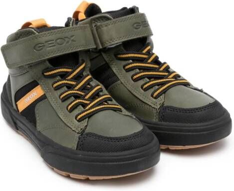 Geox Kids Weemble round-toe sneakers Green