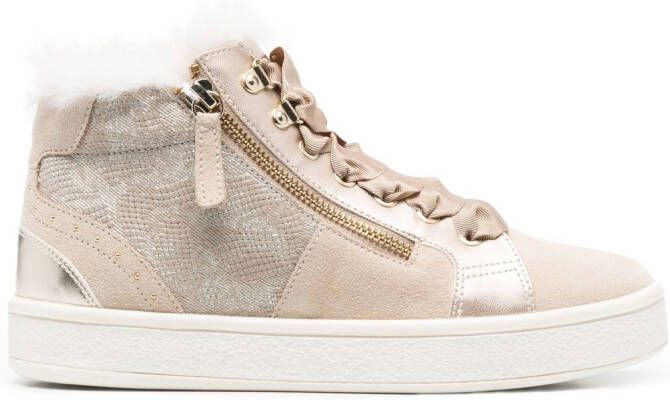 Geox Leelu leather ankle boots Neutrals