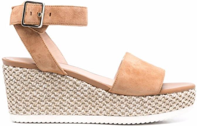 Geox 75mm Lipari wedge sandals Neutrals