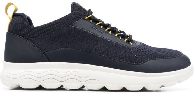 Geox mesh-panelling low-cut sneakers Blue