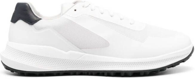 Geox panelled low-top sneakers White