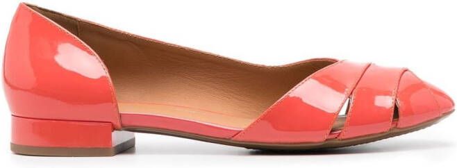 Geox PHEBY leather ballerinas Orange