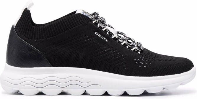 Geox Spherica knit sneakers Black