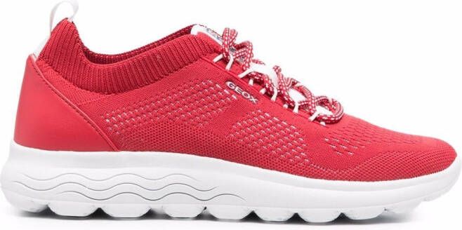 Geox Spherica knitted sneakers Red