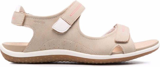 Geox touch-strap open toe sandals Neutrals