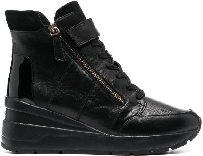 Geox Zosma 75mm heel boots Black