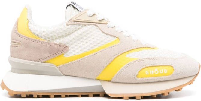 GHŌUD Rush panelled sneakers Neutrals