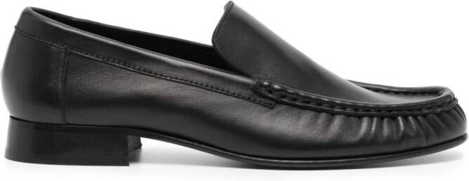 GIABORGHINI Bodil leather loafers Black