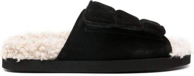 GIABORGHINI Gia 3 touch-strap sandals Black