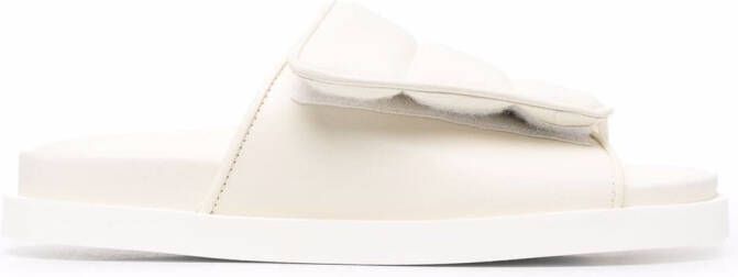 GIABORGHINI Gia 3 touch-strap sandals Neutrals