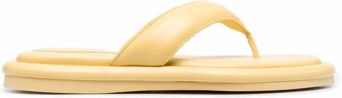 GIABORGHINI Gia 5 thong-strap sandals Yellow