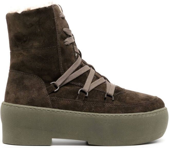 GIABORGHINI Gia24 ankle platform-sole boots Brown