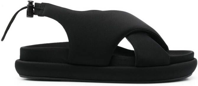 GIABORGHINI 40mm padded sandals Black