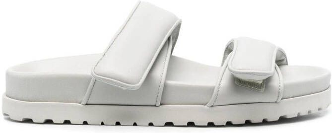 GIABORGHINI Perni 11 double-strap slides Grey