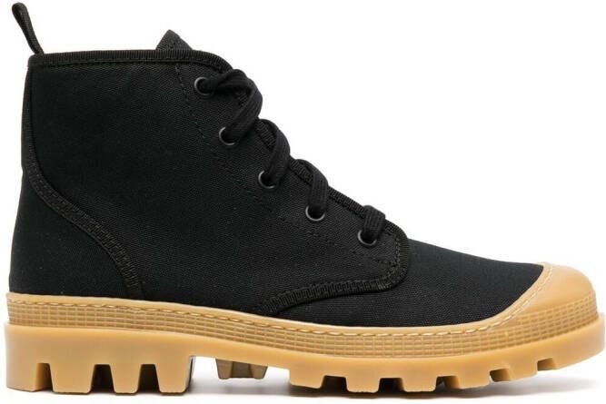 GIABORGHINI Perni lace-up boots 06A1 BLACK