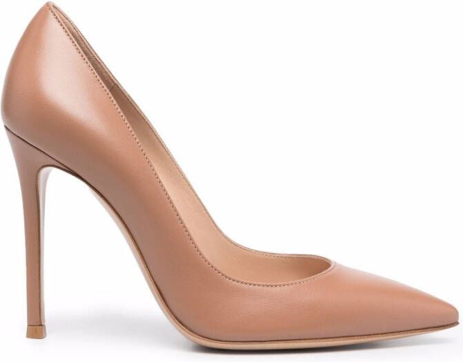 Gianvito Rossi 105mm Gianvito leather pumps Neutrals