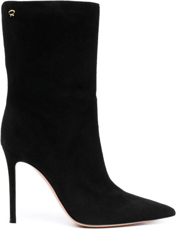 Gianvito Rossi Reus 105mm suede boots Black