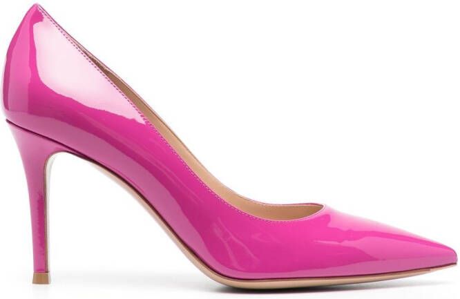Gianvito Rossi Gianvito 85mm patent pumps Pink