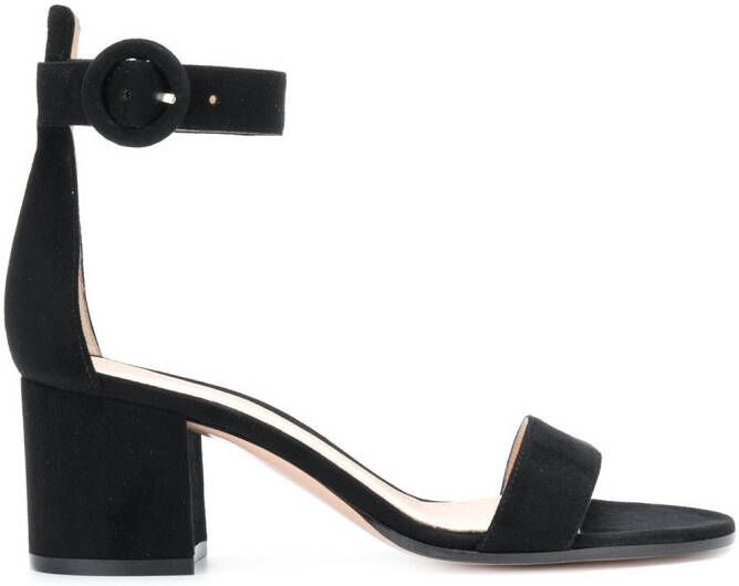 Gianvito Rossi Versilia 60mm suede sandals Black