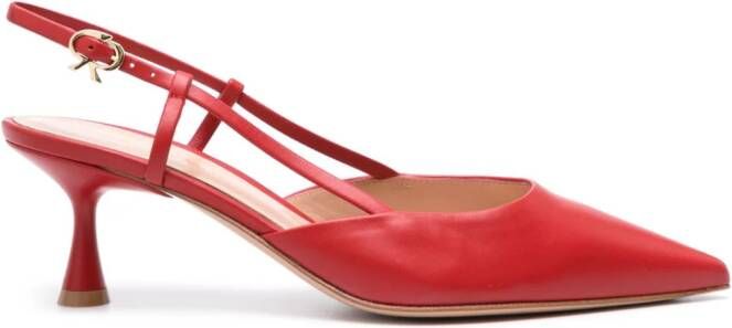Gianvito Rossi Ascent 55mm slingback pumps Red