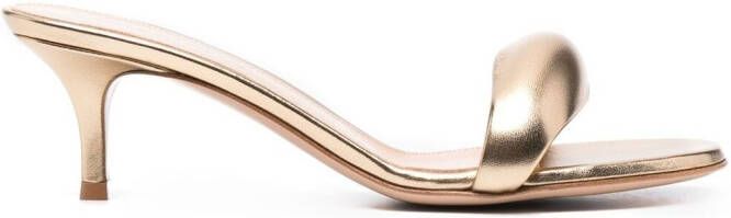 Gianvito Rossi 55mm Bijoux sandals Gold