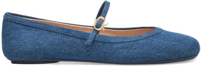 Gianvito Rossi Carla ballerina shoes Blue