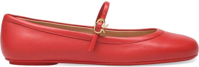 Gianvito Rossi Carla ballerina shoes Red