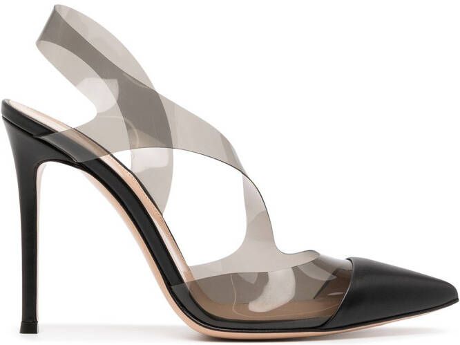 Gianvito Rossi clear-strap pumps Black