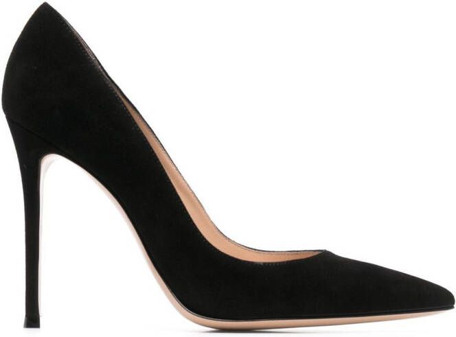Gianvito Rossi Gianvito 105mm suede pumps Black