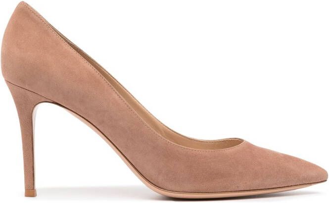 Gianvito Rossi Gianvito 85mm suede pumps Pink
