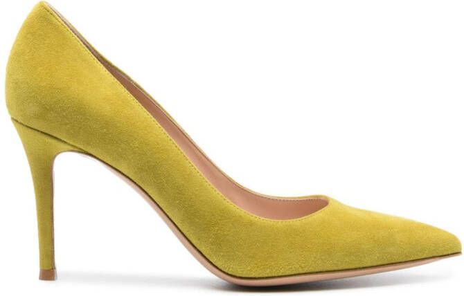 Gianvito Rossi Gianvito 85mm suede pumps Green