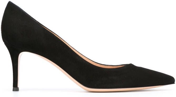 Gianvito Rossi Gianvito 70mm suede pumps Black