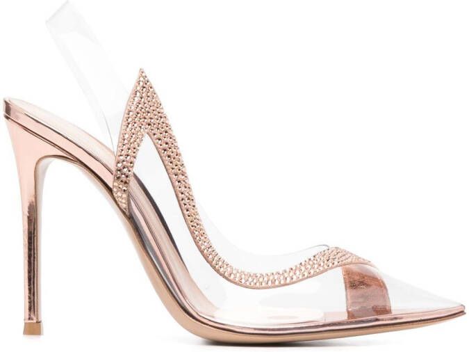 Gianvito Rossi Hortensia 105mm slingback pumps Pink