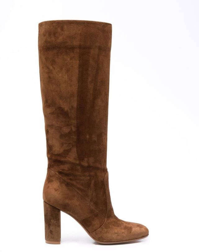 Gianvito Rossi Glen 85mm knee-length boots Brown